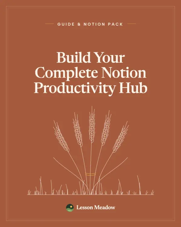 Build Your Complete Notion Productivity Hub