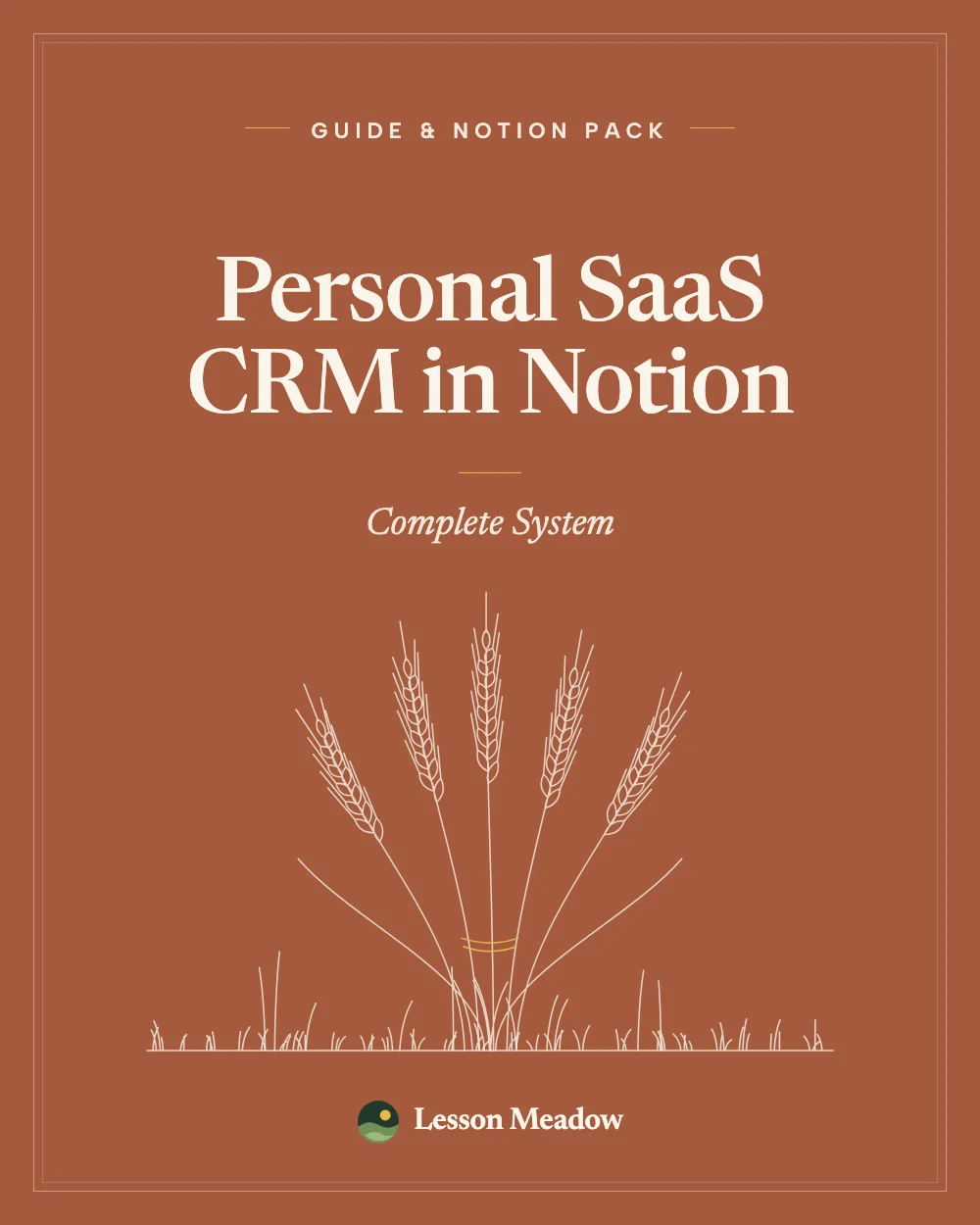 Personal SaaS CRM in Notion